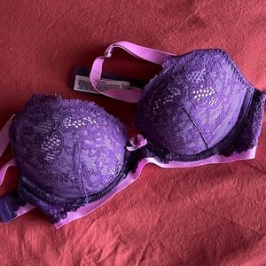 LACY COLORFUL VICTORIA’S SECRET BRA